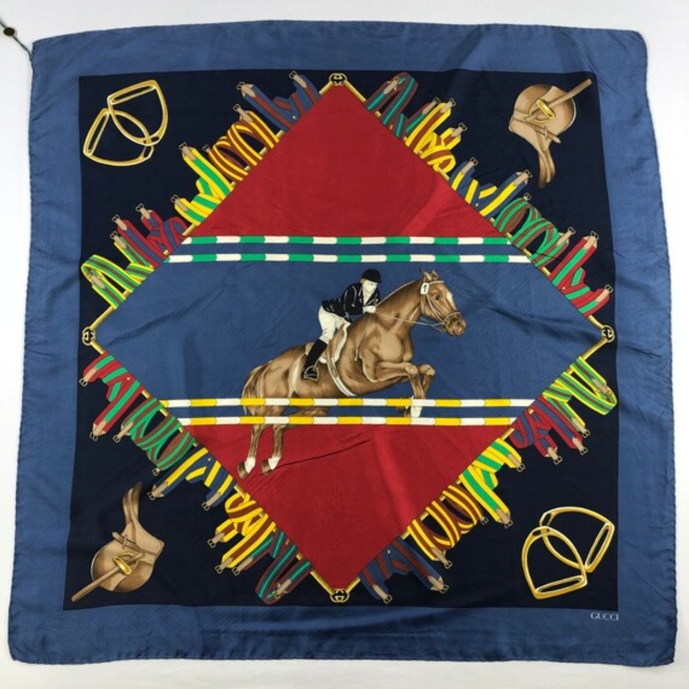 GUCCI SCIARPA IN SETTA SCARF - Picture 3 of 8